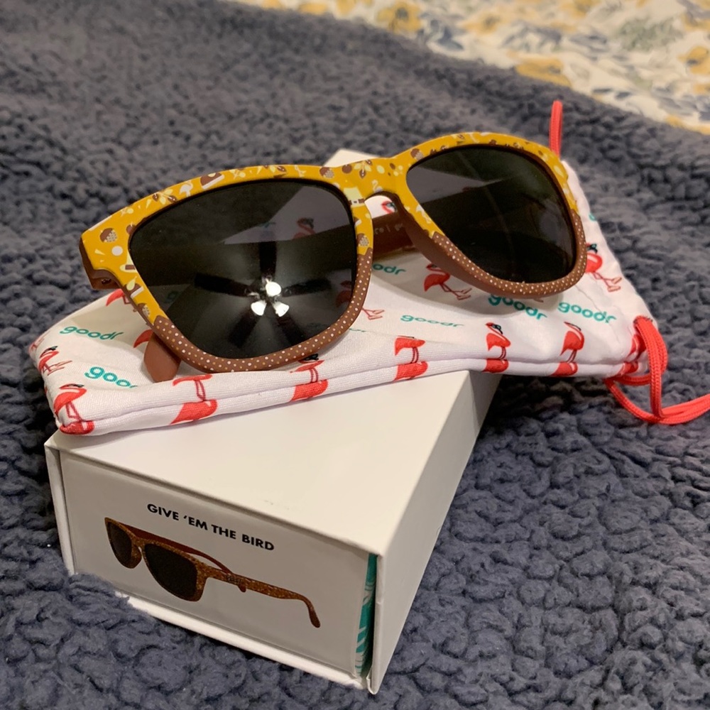 Goodr Give ‘Em the Bird sunglasses Thanksgiving frames